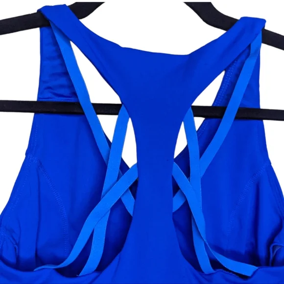 Fabletics Women's Blue Criss Cross Sports Bra 💙✨ - Picture 8 of 11